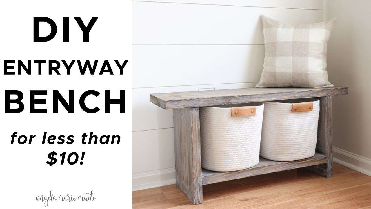 The Best 30 Diy Entryway Bench Projects Cute Diy Projects