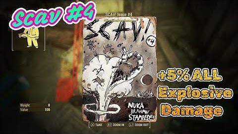 Where To Find Scav #4 In Fallout 4 + 5% ALL Explosive Damage