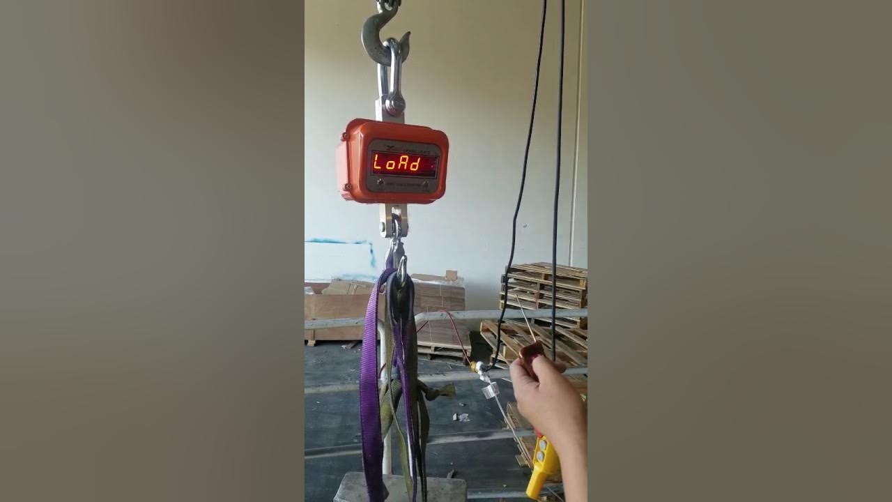 Prime Scales Zenith CR Series Crane Scale Calibration YouTube