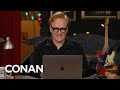 Conan Checks His Vaccine Eligibility - CONAN on TBS