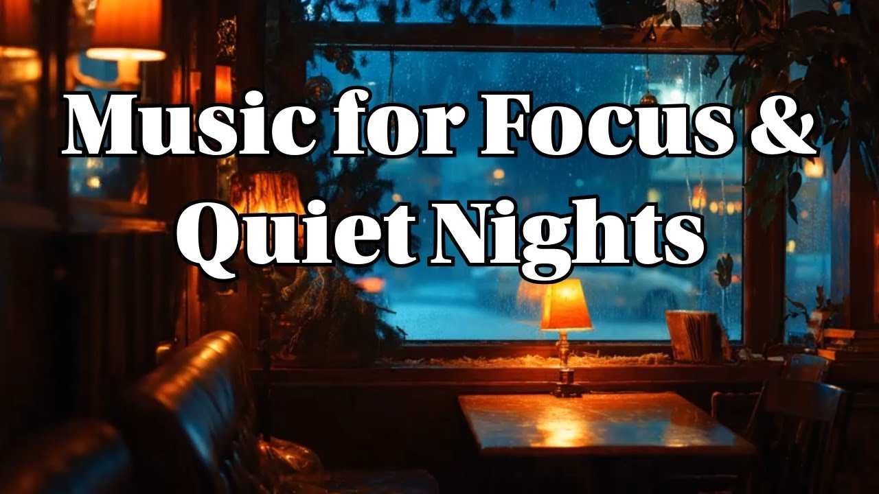 Late Night Cafe Lo-Fi Piano | Calm Music for Focus & Quiet Nights