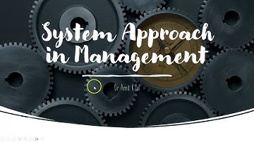 System Approach in Management | Meaning | elements | process | Example | Rbi Grade B | UGC NET