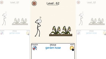 Draw Puzzle Level 62 Garden Hoose Walkthrough Solution