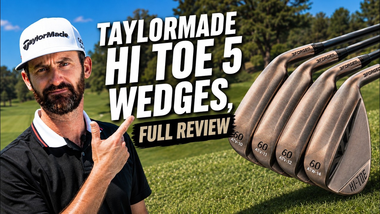 TaylorMade Milled Grind Hi-Toe 5 Wedge 2026 (steel shaft) - LINKS