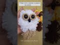 Corujinhas feitas de lã 🦉