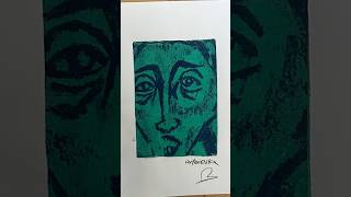 I’m starting to get the hang of it 🩵 #monoprinting #monoprints #oldwork