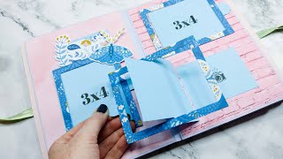 Mini Album Pop Up Photo Frames with Secret Pocket | Tutorial
