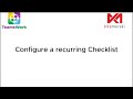 Configure a Recurring Checklist - Checklist As a Service for Microsoft Teams