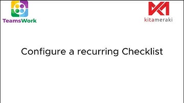 Configure a Recurring Checklist  - Checklist As a Service for Microsoft Teams