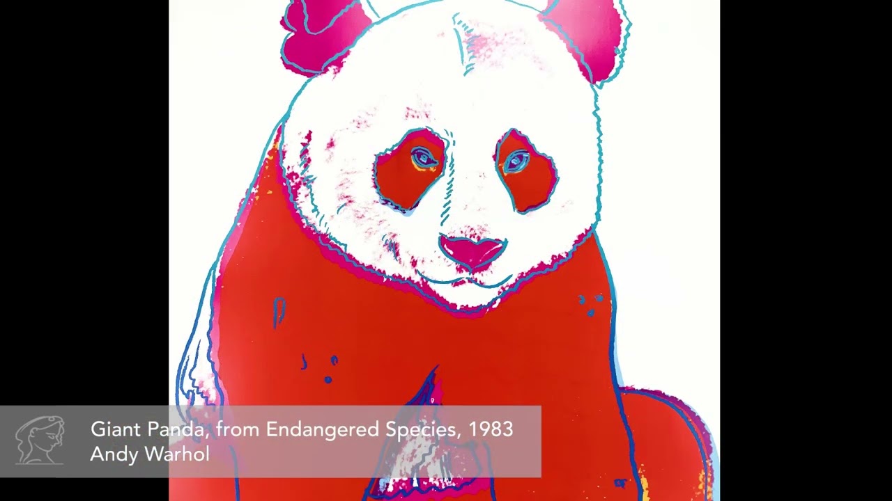 Andy Warhol, Giant Panda from Endangered Species Series, 1983