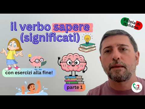 📌 How to use the verb SAPERE in Italian (parte 1)
