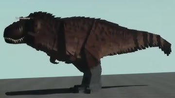 Tyrannosaurus sonorus "rex" | Heavy Attack + Sitting anims | Mesozoico