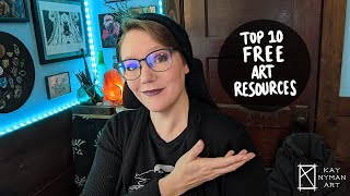 Top 10 FREE Art Resources ☽✦☾ Websites You Should Know