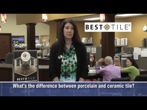 What's the difference between ceramic and porcelain tile?