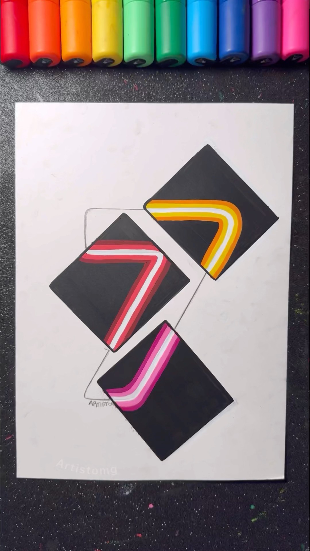“7” with Neon Lights for @ReputationSwiftie4life || What Number should be next? ? #shortsart