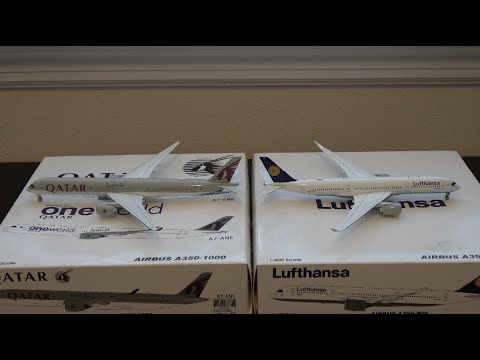 DOUBLE Aviation400 Airbus A350 Model Unboxings & Review