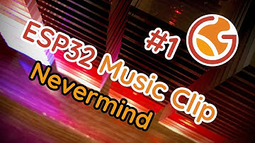 Spectrum audio display ESP32 – Clip #1 Nevermind Dennis Lloyd