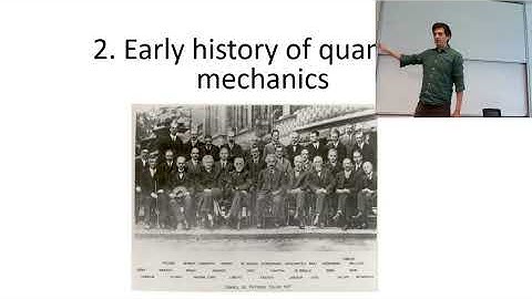 L2 Early history : Introduction to quantum computing course 2022