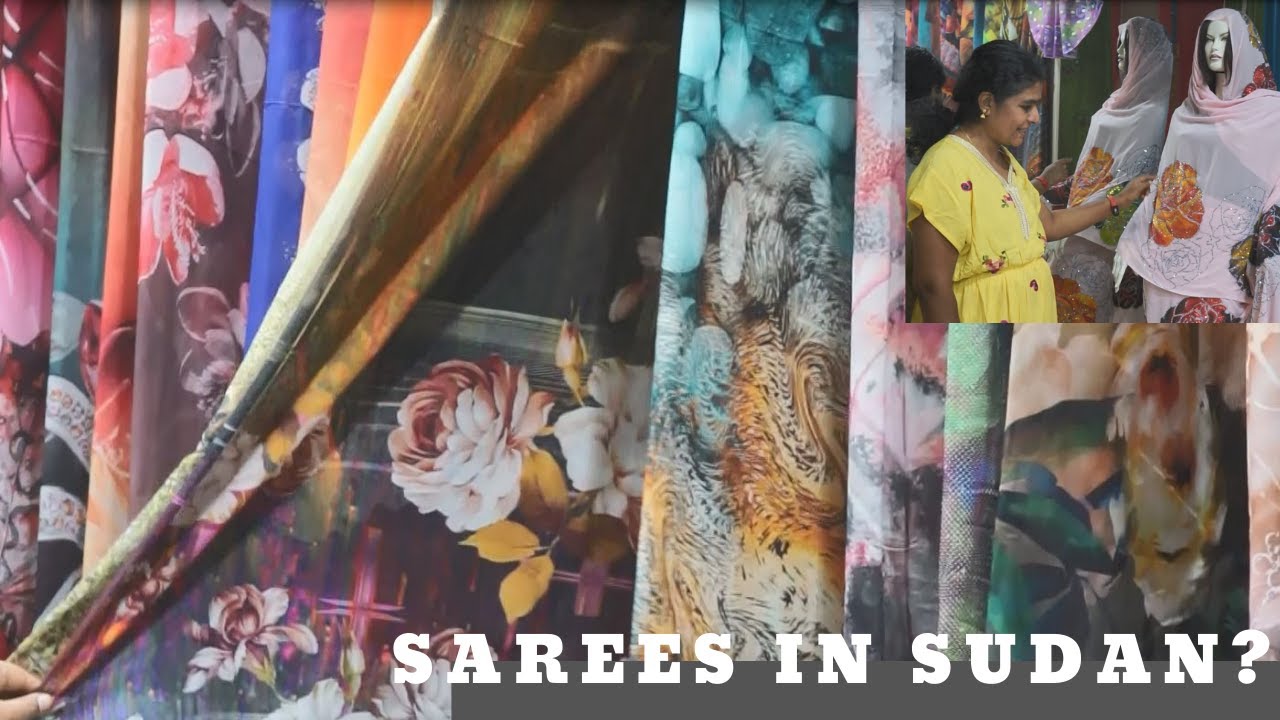 Sarees in Sudan | Traditional Sudanese dress for women | Toub | Traditional dress in North Africa