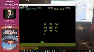 Space Invaders - Atari 2600 EMU - Game 4 A/A - 5,345