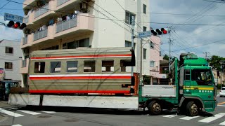 【小田急】SE、無念の陸送【3023-3024】