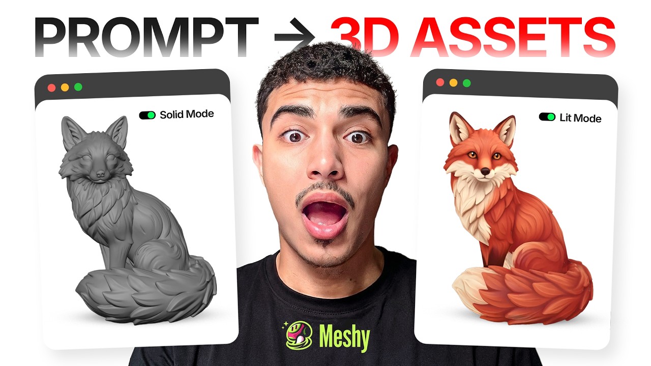 Meshy AI 3D Agent: Best AI Tool to Create 3D Game Assets from Text or Image