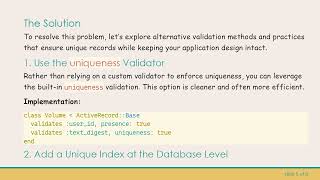 How to Fix Custom Validator Issues in Rails: A Guide to Unique Validations
