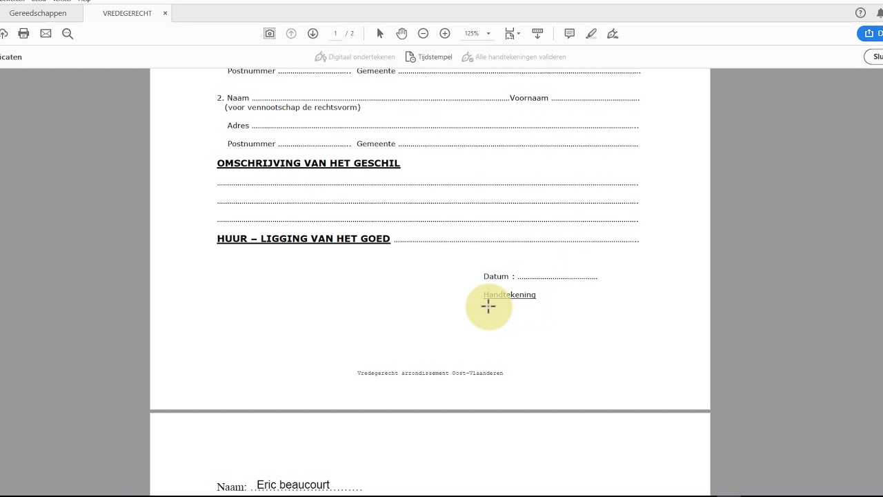 Invulbaar Formulier Maken, Invullen En Digitaal Ondertekenen - Youtube