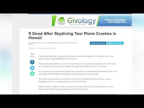 ავიაკატასტროფას ჰავაიზე