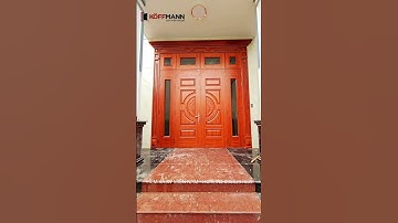 CỬA THÉP VÂN GỖ KOFFMANN - THI CÔNG