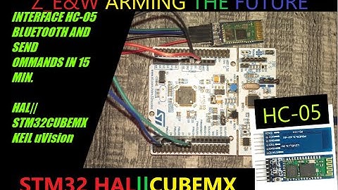 HC05 BLUETOOTH MODULE WITH STM32