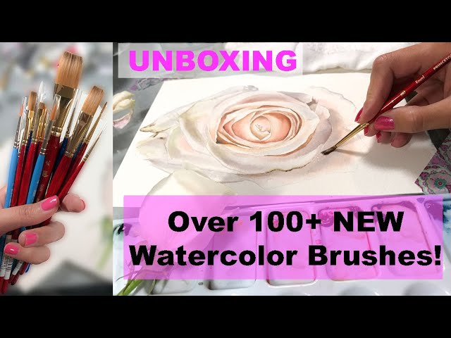 Watch me swatch and paint w/ Daler Rowney Aquafine Colours on Canson  Watercolour Paper 