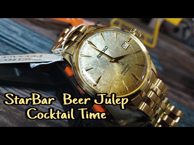 Seiko Presage SRPK46 Cocktail Time U.S. Special Creation Beer Julep Cocktail Time class=