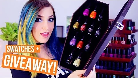 Drugstore Halloween Nail Polish Swatches and Review! Salon Perfect || KELLI MARISSA