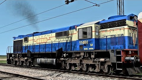 12192 Shridham SF Express Arriving & Departing JABALPUR | श्रीधाम सुपरफास्ट एक्सप्रेस in MSTS