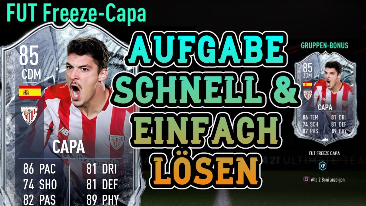 CAPA FREEZE Aufgabe Easy lösen Tipps & Tricks Tutorial FIFA 21 FUT 21