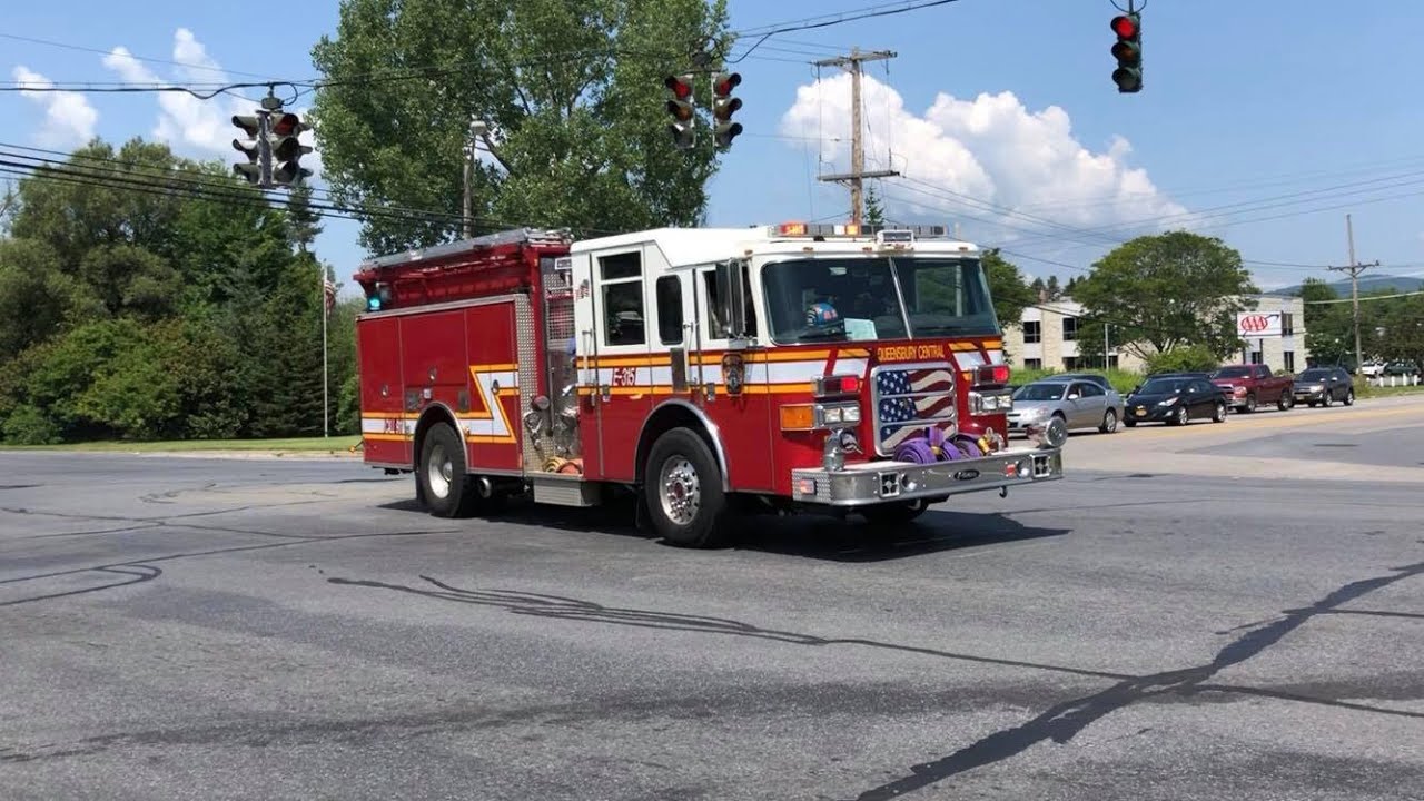 Queensbury Central Car 215, Engine 315, and West Glens Falls EMS