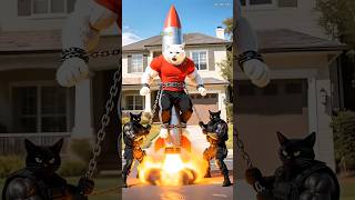 Billu Don tied Chintu in a rocket and blew him up #meow #kitty #shorts screenshot 3