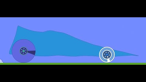 I tried to make the fastest car in Algodoo