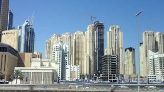 Dubai metro trip from Ibn Battuta to Dubai Marina