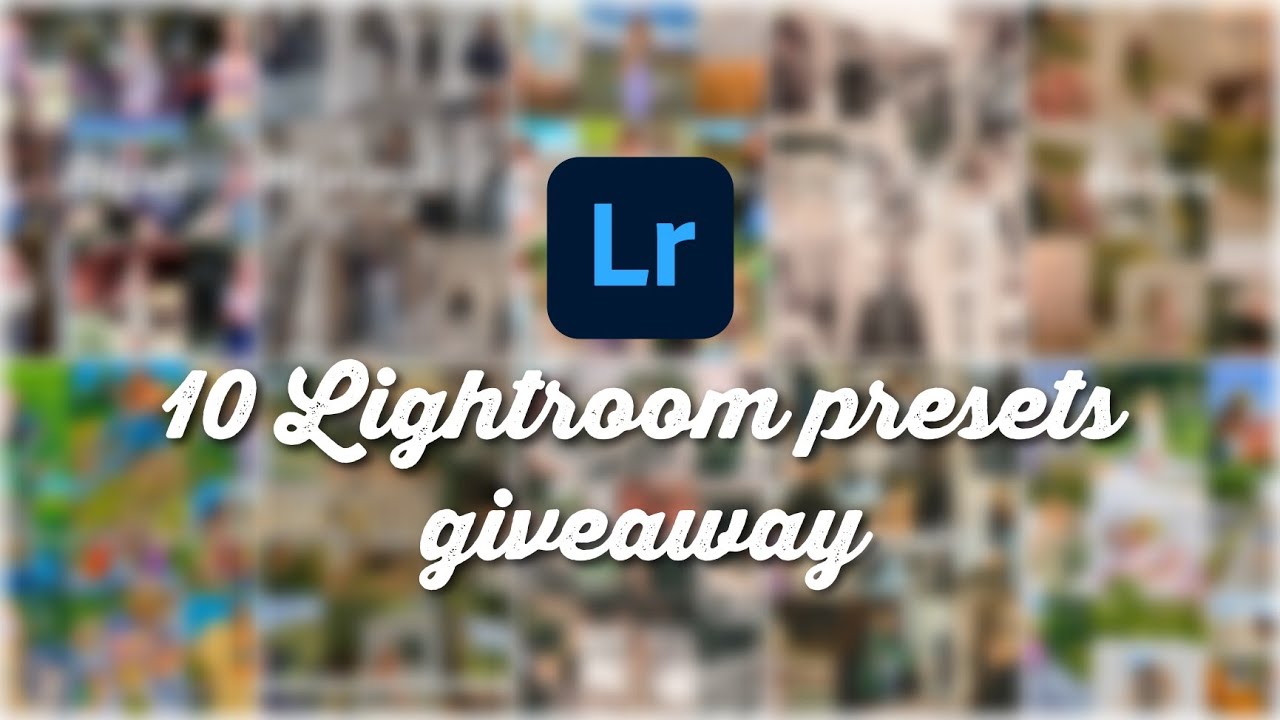 10 Premium Lightroom Presets Giveaway ❤️ | Free DNG files | Astrida presets | 5k subs sepcial !
