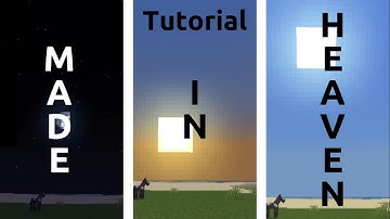 How to recreate Made in Heaven in Minecraft With Command Blocks ( Bedrock Edition )
