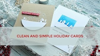 Two cards from one die-cut | Memory Box