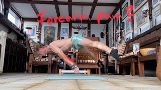 Statics everyday day2/ forearm pain in planche. Why do we get it? How can we cure it?