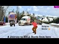 First time crossing yukon territory in winter on truck  no network  wildlife danger