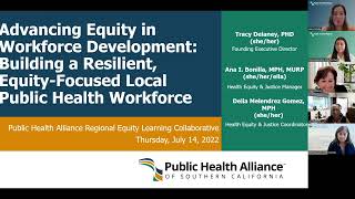 Public Health Alliance Regional Equity Learning Collaborative: Session 4 screenshot 4