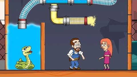 Home Pipe Rescue Gameplay All Game Level Solution - Mobile Game