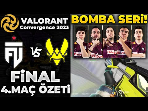 FUT vs Team Vitality FİNAL 4. MAÇ ÖZETİ | VALORANT Convergence 2023