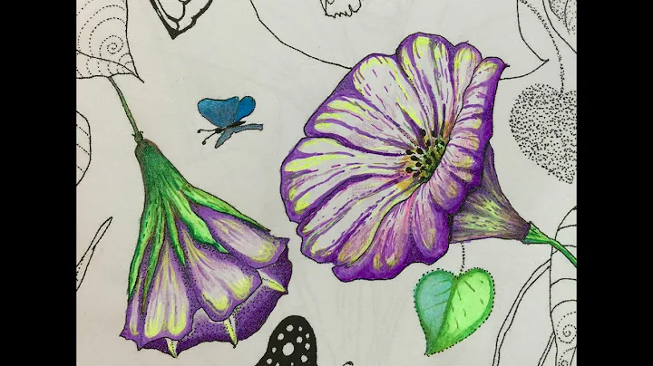 Using GEL PENS with a PAINT BRUSH