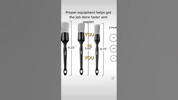 Must have detailing brushes #autodetailing #autodetailer #carcleaning https://amzn.to/3YbwTuT
